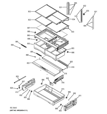 Diagram for JCBP820ST2SS