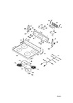 Diagram for Control Panel & Cooktop