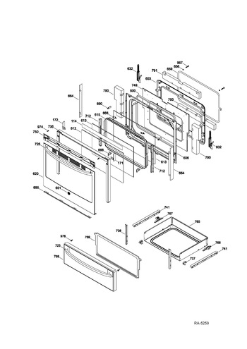 Diagram for JCB635SF1SS