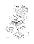 Diagram for Controls & Cooktop