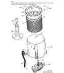 Diagram for Tub, Basket & Agitator