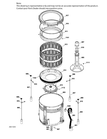 Diagram for GUAN275ED1WW