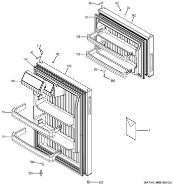 Diagram for GTR16DBEJRWW