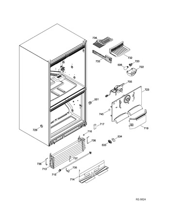 Diagram for GTH18CBEGRWW