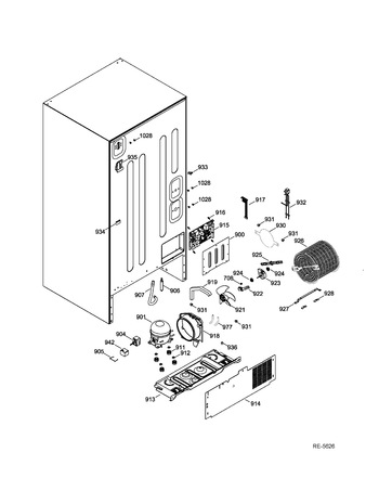 Diagram for GTH18CBEGRWW