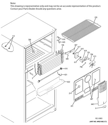 Diagram for GTE18GTHHRWW