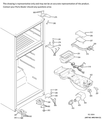 Diagram for GTE18GTHDRWW