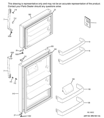 Diagram for GTE15CTHBRWW