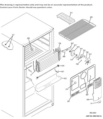 Diagram for GTE15CTHBRWW