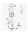 Diagram for Tub, Basket & Agitator