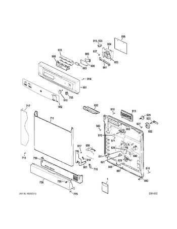 Diagram for GSD2301V00WW