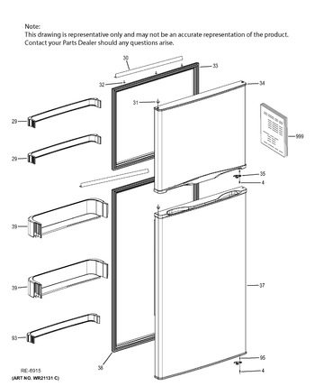 Diagram for GPE12FGKBWW