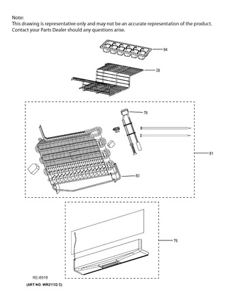 Diagram for GPE12FGKBWW