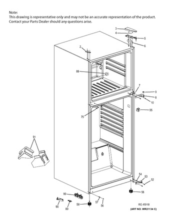 Diagram for GPE12FGKBWW