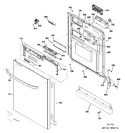 Diagram for Escutcheon & Door Asm