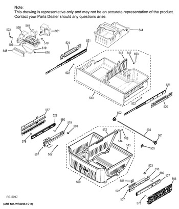 Diagram for GFWN1100D1WW