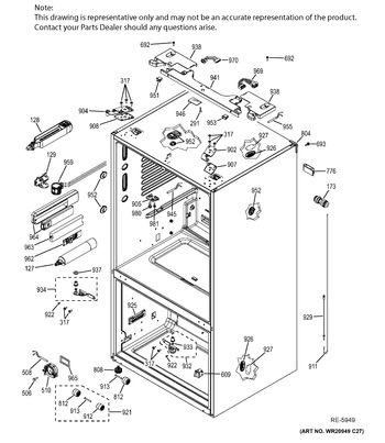 Diagram for GFWN1100D1WW