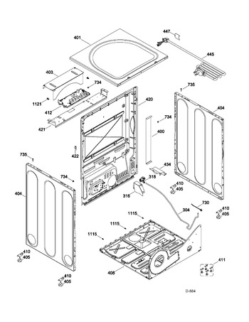 Diagram for GFMS355EL1MS