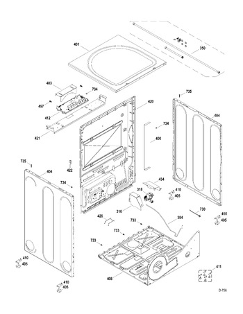 Diagram for GFMS355EL0MS