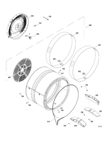 Diagram for GFMS355EL0MS