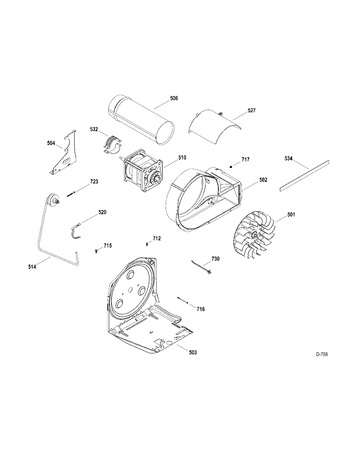 Diagram for GFMS355EL0MS