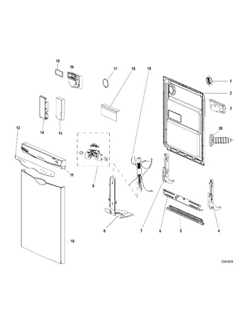 Diagram for GDWF700V0WW