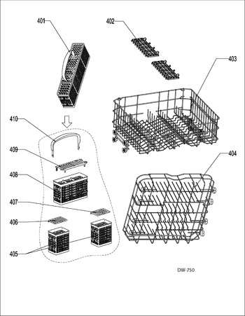 Diagram for GDWF460V00SS