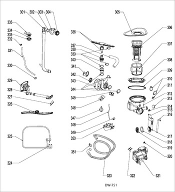 Diagram for GDWF460V00SS