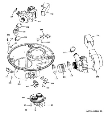 Diagram for GDWF400V00WW