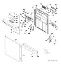 Diagram for Escutcheon & Door Asm