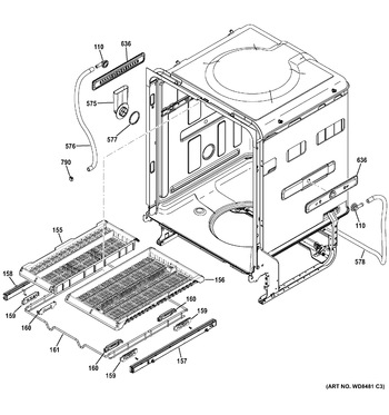 Diagram for GDWF160V40SS