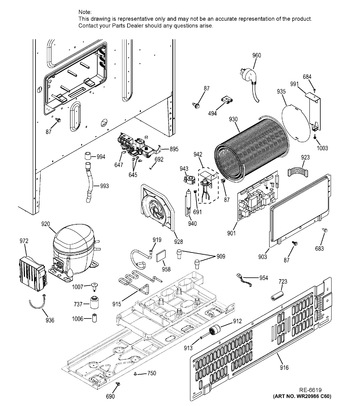 Diagram for GDT650SSF1SS