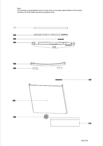 Diagram for GDT650SSF1SS