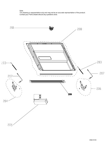 Diagram for GDT650SSF1SS