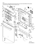 Diagram for Escutcheon & Door Asm