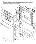 Diagram for Escutcheon & Door Asm