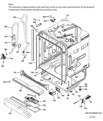 Diagram for GDT580SMF7ES