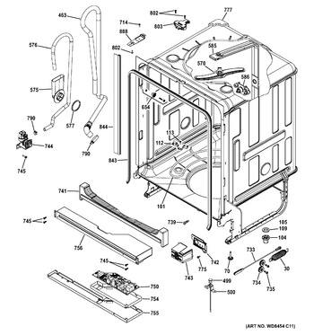 Diagram for GDT580SGF0WW