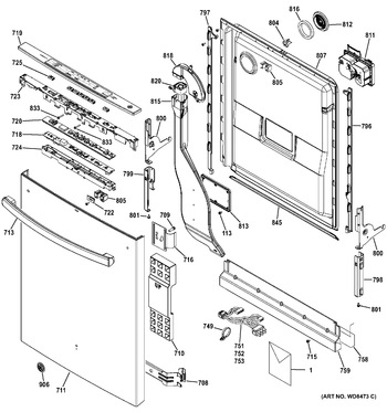 Diagram for GDT580SGF0WW