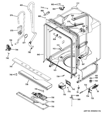 Diagram for GDT550HGD1WW