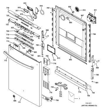 Diagram for GDT550HGD1WW