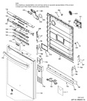 Diagram for Escutcheon & Door Asm