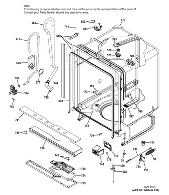 Diagram for GDT545PSJ0SS