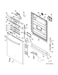 Diagram for Escutcheon & Door Asm