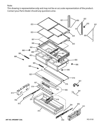 Diagram for GDF620SSF0SS