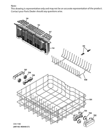 Diagram for GDF570SGF8WW