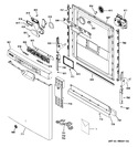 Diagram for Escutcheon & Door Assembly