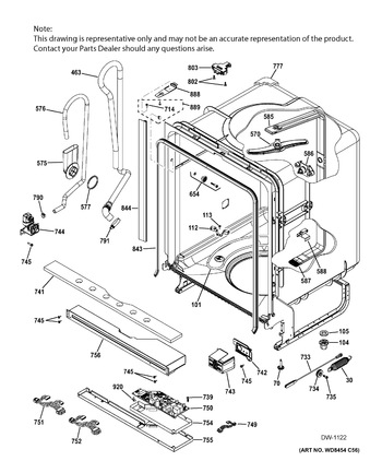 Diagram for GDF540HMF4ES