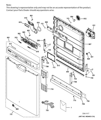 Diagram for GDF520PSF6SS