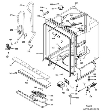 Diagram for GDF510PSD2SS